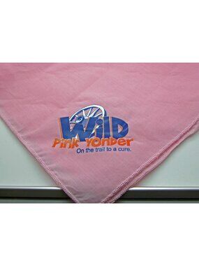 Pink Breast Cancer Scarf  Bandanna Headband Headscarf  Wild Pink Yonder Trail